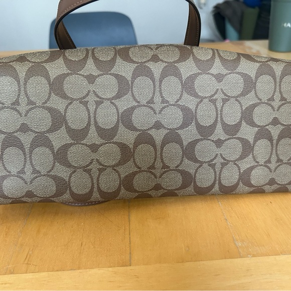 Coach Gallery Large Tote Bag Coated Canvas - Picture 6 of 6